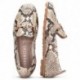 Hispanitas HV254027 Mocassins femme Bombay SNAKE_TAUPE_C003
