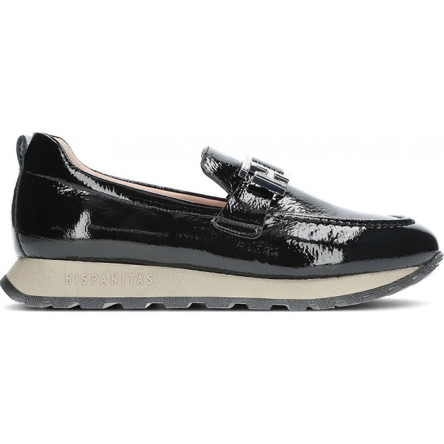 Mocassins femme Hispanitas HI243621 Loira BLACK_C003