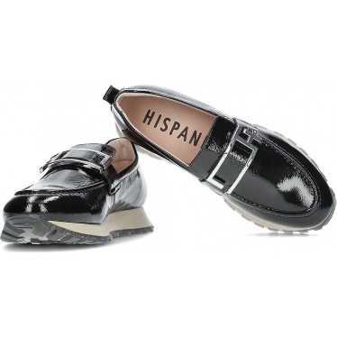 Mocassins femme Hispanitas HI243621 Loira BLACK_C003