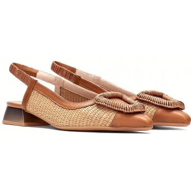 Hispanitas RHV254046 Ballerine à bride arrière pour femme Dali NATURAL_C002