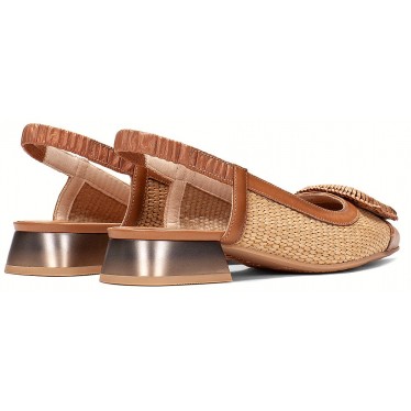 Hispanitas RHV254046 Ballerine à bride arrière pour femme Dali NATURAL_C002