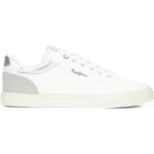 Baskets pour femmes de PEPE JEANS Kenton court modèle pls31588 SILVER Baskets pour femmes de PEPE JEANS Kenton court modèle pls31588 SILVER