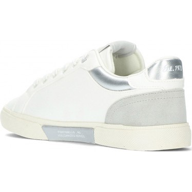 Baskets pour femmes de PEPE JEANS Kenton court modèle pls31588 SILVER