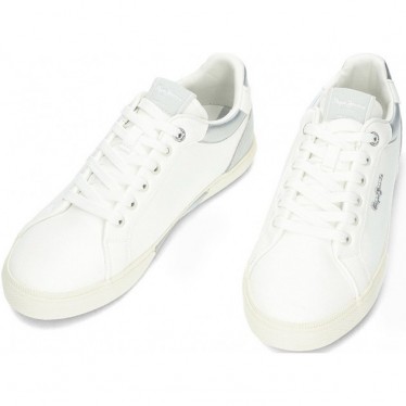Baskets pour femmes de PEPE JEANS Kenton court modèle pls31588 SILVER