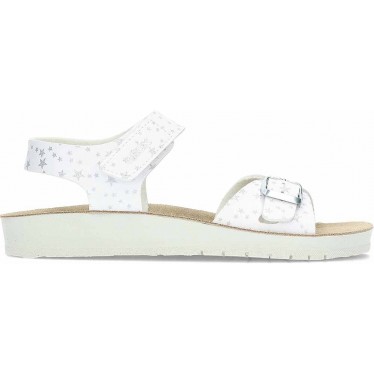 Sandale fille GEOX Costarei J15EAB avec boucle WHITE