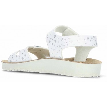 Sandale fille GEOX Costarei J15EAB avec boucle WHITE