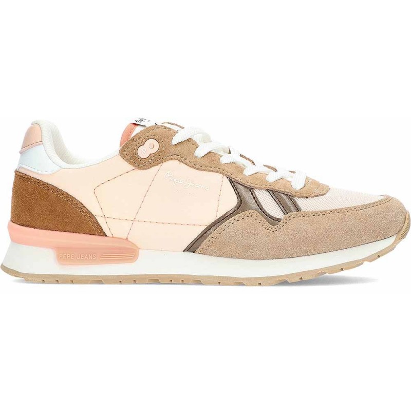Baskets femme Pepe Jeans Brit Camp PLS40038 CAMEL_BEIGE