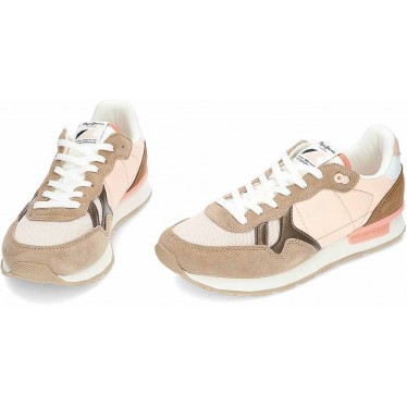 Baskets femme Pepe Jeans Brit Camp PLS40038 CAMEL_BEIGE
