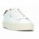 Baskets en cuir Pepe Jeans pour homme PMS30930 WHITE