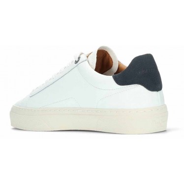 Baskets en cuir Pepe Jeans pour homme PMS30930 WHITE