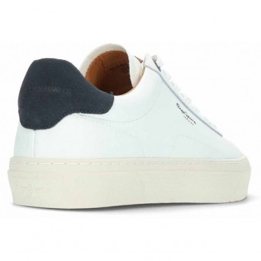 Baskets en cuir Pepe Jeans pour homme PMS30930 WHITE