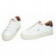 Baskets en cuir Pepe Jeans pour homme PMS30930 WHITE