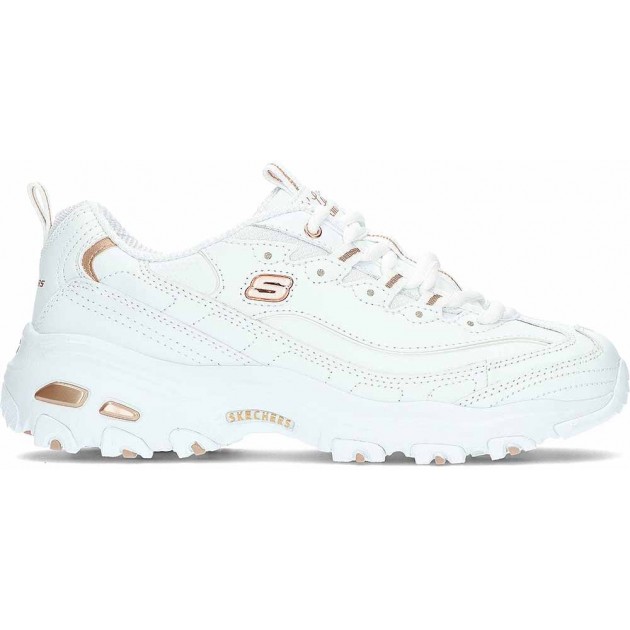 Baskets pour femmes Skechers D Lites Fresh Start 11931 WHITE_ROSE_GOLD Baskets pour femmes Skechers D Lites Fresh Start 11931 WHITE_ROSE_GOLD