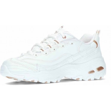 Baskets pour femmes Skechers D Lites Fresh Start 11931 WHITE_ROSE_GOLD