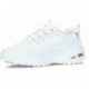 Baskets pour femmes Skechers D Lites Fresh Start 11931 WHITE_ROSE_GOLD