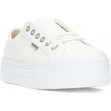 BASKETS EN TOILE VICTORIA POUR FEMMES 109200 BLANCO