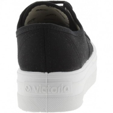BASKETS EN TOILE VICTORIA POUR FEMMES 109200 NEGRO