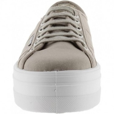 BASKETS EN TOILE VICTORIA POUR FEMMES 109200 BEIGE