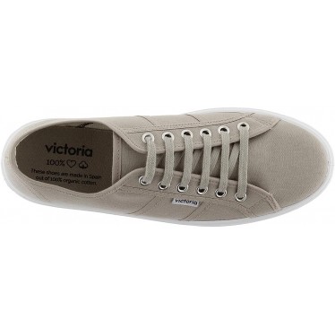 BASKETS EN TOILE VICTORIA POUR FEMMES 109200 BEIGE