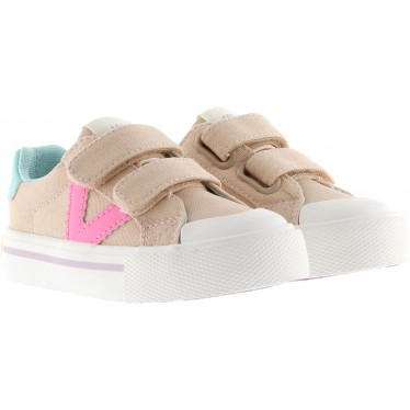 Baskets en toile Victoria 1065195 Tribu pour fille ROSA