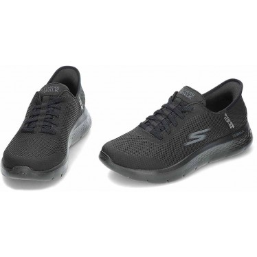 SKECHERS 216324 aller marcher baskets pour hommes BLACK