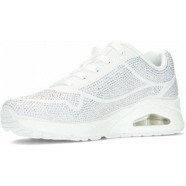 Baskets pour femmes Skechers Disco Rave 155262 WHITE