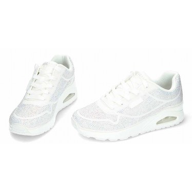 Baskets pour femmes Skechers Disco Rave 155262 WHITE