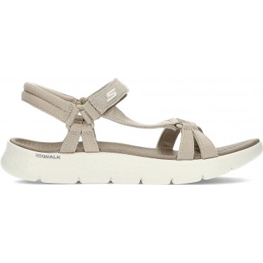 SKECHERS GO WALK SANDALE FLEX 141451 TAUPE