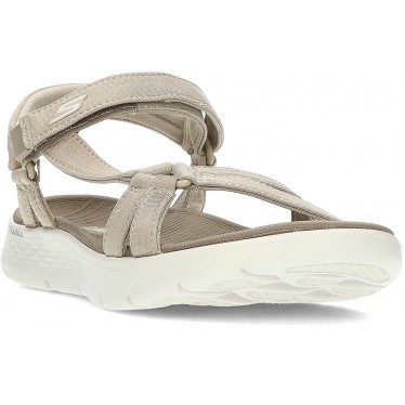 SKECHERS GO WALK SANDALE FLEX 141451 TAUPE
