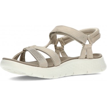 SKECHERS GO WALK SANDALE FLEX 141451 TAUPE