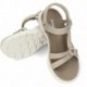 SKECHERS GO WALK SANDALE FLEX 141451 TAUPE