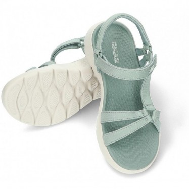 SKECHERS GO WALK SANDALE FLEX 141451 SAGE