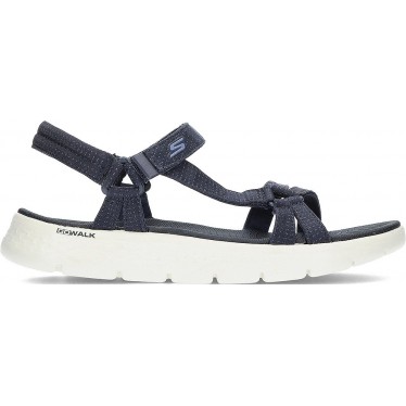SKECHERS GO WALK SANDALE FLEX 141451 NAVY