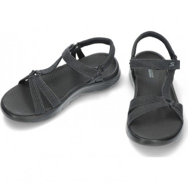 SKECHERS GO WALK SANDALE FLEX 141451 BLACK