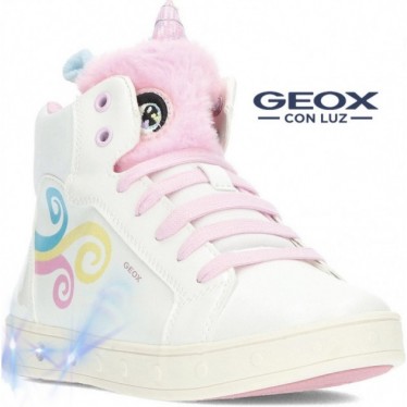 GEOX j468wa j skylin bottines fille WHITE
