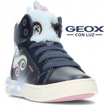 GEOX j468wa j skylin bottines fille NAVY