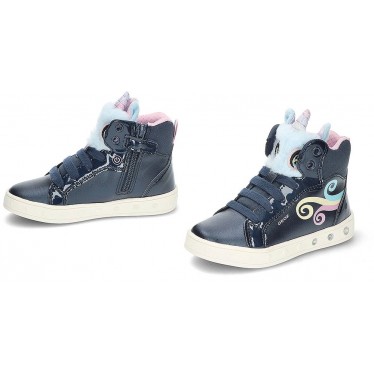 GEOX j468wa j skylin bottines fille NAVY