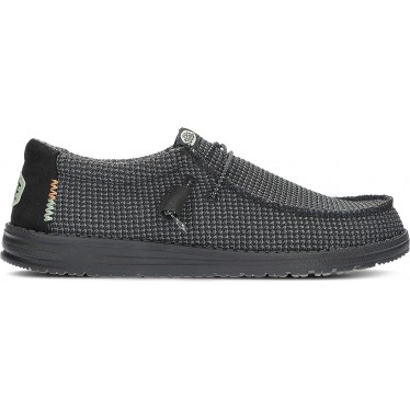 CHAUSSURES DE SPORT EN MAILLE DUDE WALLY 40403 BLACK