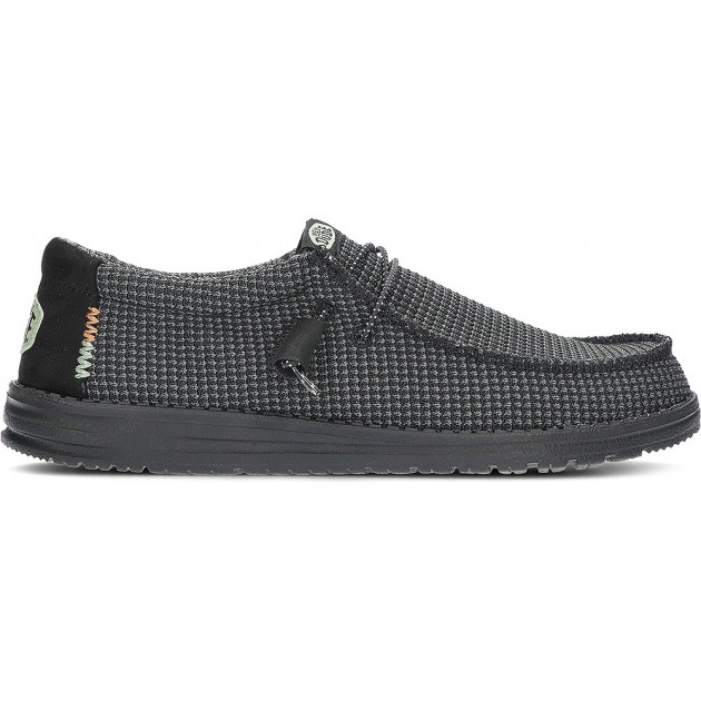 CHAUSSURES DE SPORT EN MAILLE DUDE WALLY 40403 BLACK