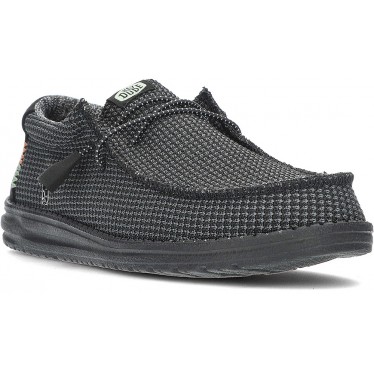 CHAUSSURES DE SPORT EN MAILLE DUDE WALLY 40403 BLACK