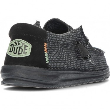 CHAUSSURES DE SPORT EN MAILLE DUDE WALLY 40403 BLACK