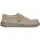 CHAUSSURES DE SPORT EN MAILLE DUDE WALLY 40403 TAN