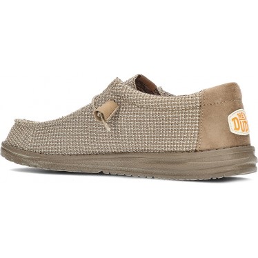 CHAUSSURES DE SPORT EN MAILLE DUDE WALLY 40403 TAN