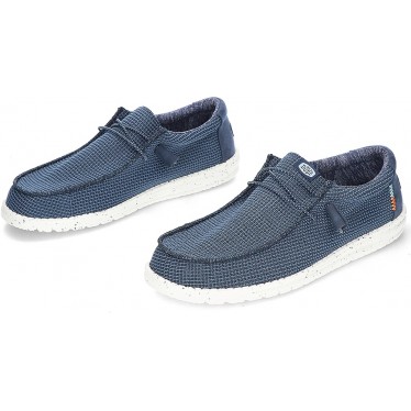 CHAUSSURES DE SPORT EN MAILLE DUDE WALLY 40403 NAVY