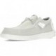 CHAUSSURES DE SPORT EN MAILLE DUDE WALLY 40403 WHITE