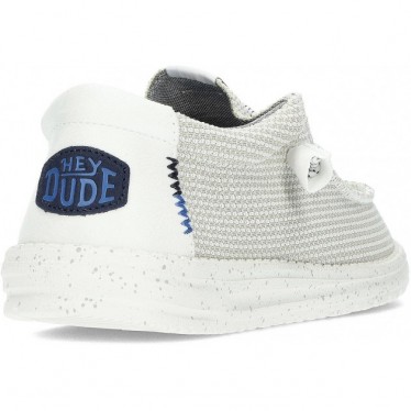 CHAUSSURES DE SPORT EN MAILLE DUDE WALLY 40403 WHITE
