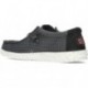 CHAUSSURES DE SPORT EN MAILLE DUDE WALLY 40403 NEGRO