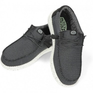CHAUSSURES DE SPORT EN MAILLE DUDE WALLY 40403 NEGRO
