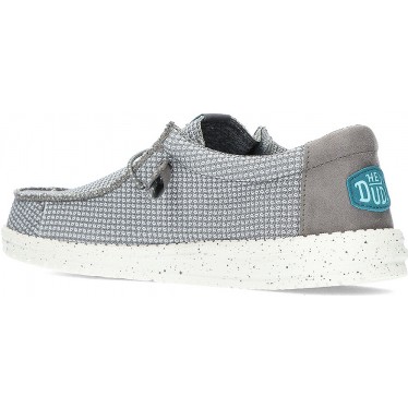 CHAUSSURES DE SPORT EN MAILLE DUDE WALLY 40403 GREY