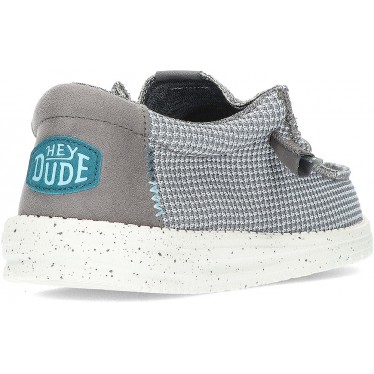 CHAUSSURES DE SPORT EN MAILLE DUDE WALLY 40403 GREY